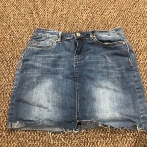 jean skirt